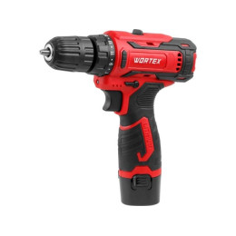 Аккум. дрель-шуруповерт WORTEX BD 1220 Li в чем. 12 В, 30 Н*м, 2х1.5 А*ч, БЗП 10 мм