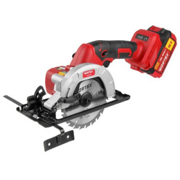 Аккум. циркулярная пила WORTEX CCS 1814 в чем. ALL1 XLT SET БЕСЩЕТ., 18 В, до 45 мм, 1х4 А*ч, з/у
