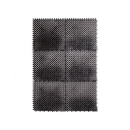 Коврик придверный, 43х64 см, "Травка", черный, PERFECTO LINEA