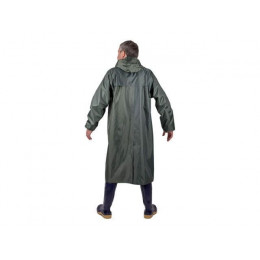 Плащ-дождевик ПВХ "Тайфун" р. 44-46 рост 170-176 зеленый
