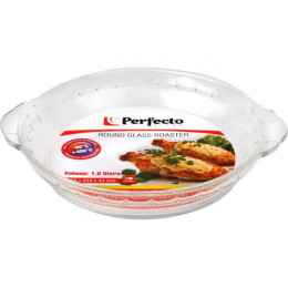 Форма из жаропрочного стекла, 1.0 л, круглая, 255х223х43 мм, PERFECTO LINEA