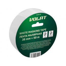 Лента малярная 38ммх50м белая ВОЛАТ