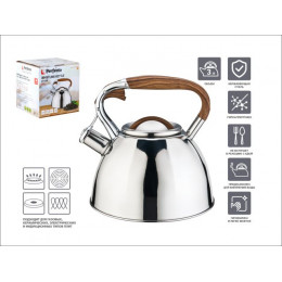 Чайник со свистком, нержавеющая сталь, 3.0 л, Ceylon, PERFECTO LINEA