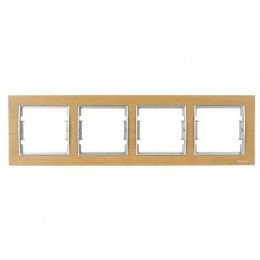 Рамка 4-ая горизонтальная дерево бук ELITRA, MUTLUSAN
