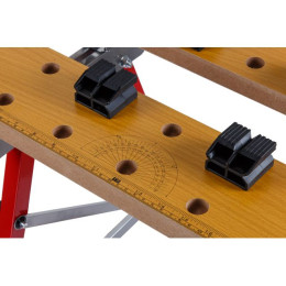 Верстак складной WORTEX WB 1560 в кор.МДФ, 605x640x800 мм, регулировка столешницы