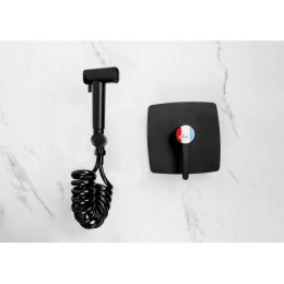 Смеситель для биде (Lt) D35, серия Lotus черный, a-five