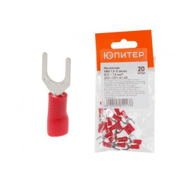 Наконечник НВИ 1,5-5 вилка  (0,5 - 1,5 мм2) (20 шт) Юпитер