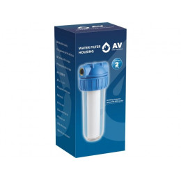 Колба фильтр 10" с прозр. корп. 3/4", AV Engineering