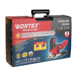 Аккум. лобзик WORTEX CJS 1330 в чем. ALL1 XLT SET БЕСЩЁТ, 18В, 800 - 3800 ход/мин, пропил до 135