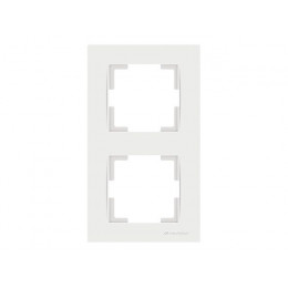 Рамка 2-ая вертикальная белая, RITA, MUTLUSAN