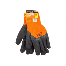 Перчатки утепленные акриловые, латексное рельефное покрытие, 10 р-р STARTUL
