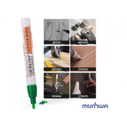 Маркер-краска промышленный зеленый MUNHWA INDUSTRIAL