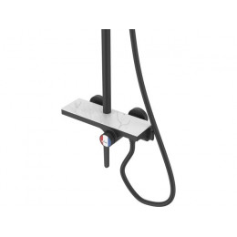 Душевая система (Lt) D35, серия Lotus черный, a-five