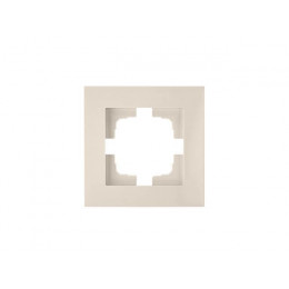 Рамка 1-местная бежевая, Стиль новый, Bylectrica