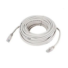 Пaтч-корд 15м U/UTP, CAT 5e, RJ45-RJ45, PVC серый REXANT
