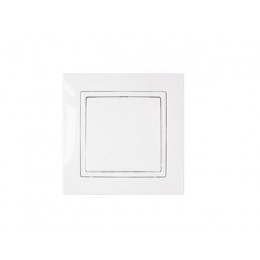 Выключатель 1 клав. проходной (скрытый, 10А) белый, Уют, Bylectrica