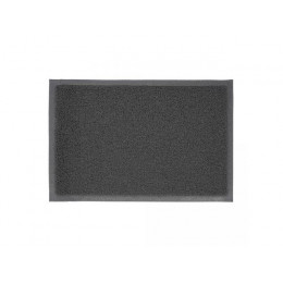 Коврик придверный пористый, 40х60 см, серый, VORTEX