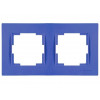 Рамка 2-ая горизонтальная темно-синяя, RITA, MUTLUSAN