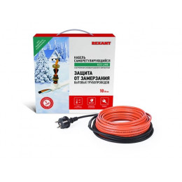 Греющий саморегулир. кабель в трубу 10HTM2-CT (4м/40Вт) (комплект) REXANT