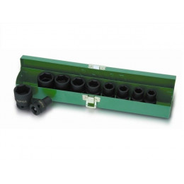 Набор головок ударн. 1/2" 10-24мм 6гр. 10шт. TOPTUL