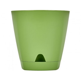 Горшок для цветов с прикорневым поливом, 2,5 л., Amsterdam, оливковый, InGreen