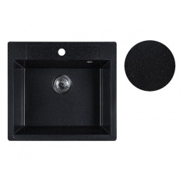 Мойка кухонная из искусственного камня UNIT оникс 550х500 мм, AV Engineering