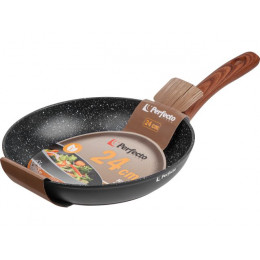 Сковорода ф 24х4.7 см, алюм., антиприг. покр., для индукц. плит, серия Hardy Plus, PERFECTO LINEA