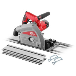 Циркулярная пила погружная с шиной 1,4 м WORTEX CS 1612-1 в кор. 1200 Вт, до 59 мм, 6000 об/мин