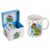 Кружка керамическая, в кор., 360 мл., CHRISTMAS DRAGON-1, PERFECTO LINEA