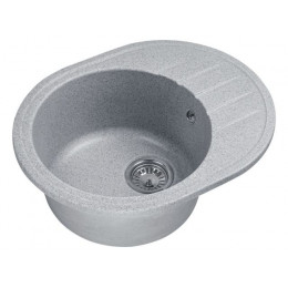 Мойка кухонная из искусственного камня RIO серый, 570х450 мм, AV Engineering