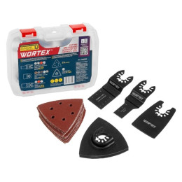 Набор аксессуаров для реноватора WORTEX 5 предметов в боксе (для резки/шлифовки)
