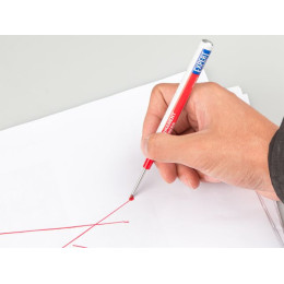 Маркер перманентный с удлин. наконеч. 1мм красный EXPERT STARTUL (SE3220-02)