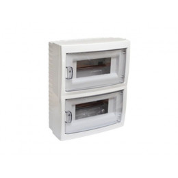 Бокс пласт. 16 модулей наружный с крышкой IP 20, BYLECTRICA