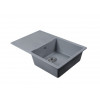 Мойка кухонная из искусственного камня BENEFIT серебро 730х470 мм, AV Engineering