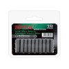 Насадка шестигранник 3мм 1/4" 10шт блистер TOPTUL