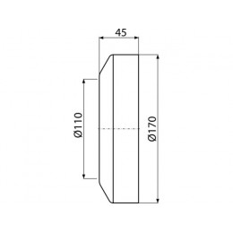 Обрамление для унитаза малое, Alcaplast