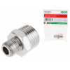 Соединение нар. резьба 1/2" х нар. резьба 1/4" (сталь) ECO
