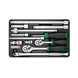 Набор-сет комбинированного инструмента 12предм. TOPTUL