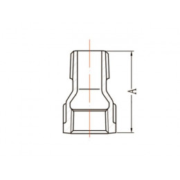 Переход 1 1/4" х 1" вн.-нар. чугун оцинк., AV Engineering
