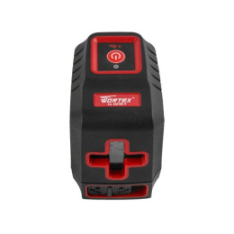 Нивелир лазерный WORTEX LL 0210-1 со штативом в кор. 2х130°, до 15 м, +/- 0.3 мм/м, красный