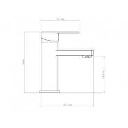 Смеситель для умывальника D35-A, серия 210 ECONOCE