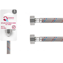 Подводка гибкая, Nylon, гайка 1/2" - гайка 1/2" 50 см ECONOCE