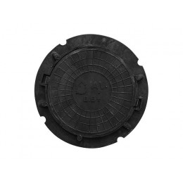 Люк садовый А8 (8 кН) черный, AV Engineering
