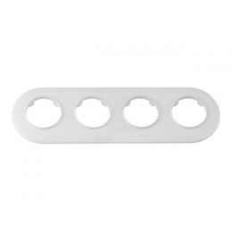 Рамка 4-местная белая, Прованс, Bylectrica