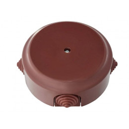 Коробка монтажная КМ-447 коричневая, Ретро, BYLECTRICA