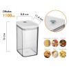 Банка для сыпучих продуктов, 1100 мл, серия Handy, PERFECTO LINEA