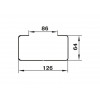 Крепление воздуховода 76 плоских каналов 120х60мм ZERNBERG