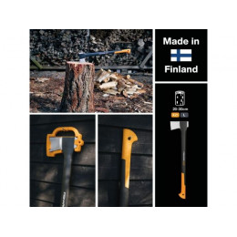 Топор-колун X21 FISKARS + нож универсальный (комплект)