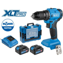 Аккум. дрель-шуруповерт BULL SR 1803 Xcase XLTpro БЕСЩЕТ., 2x4 А*ч, 18 В, 45 Н*м, БЗП 13 мм