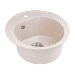 Мойка кухонная из искусственного камня RICHI песочный 510х510 мм, AV Engineering